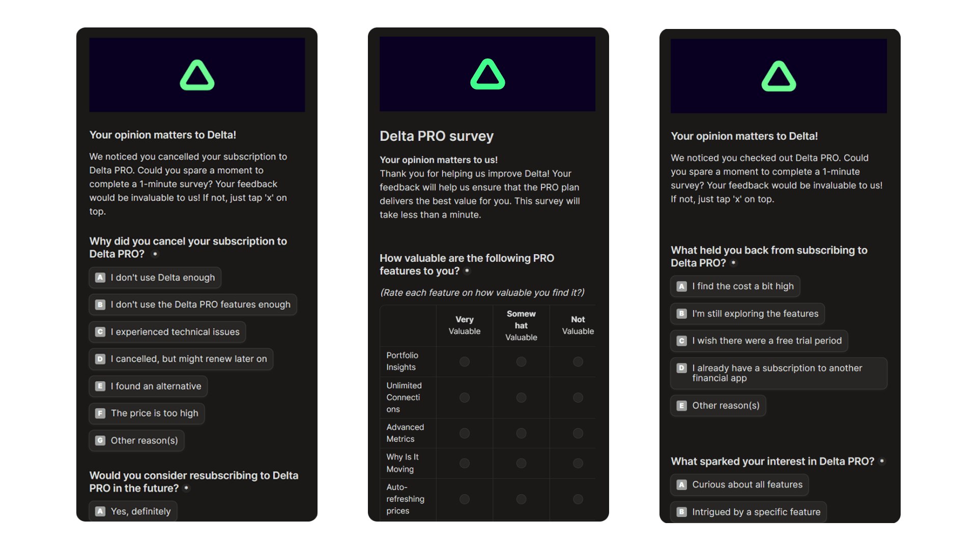 How Delta uses Tally for in-app surveys to drive growth